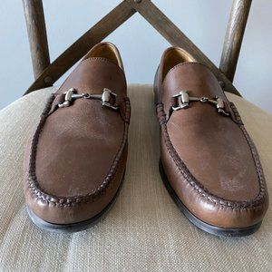 Peter Millar Drivers. Size 12 Wide. Brown
